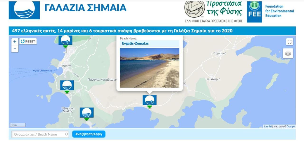 Evgatisbeach Loyskoy 2 Myrina Esterno foto